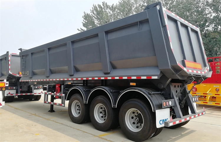 kales 35CBM rear dump semi-trailers 