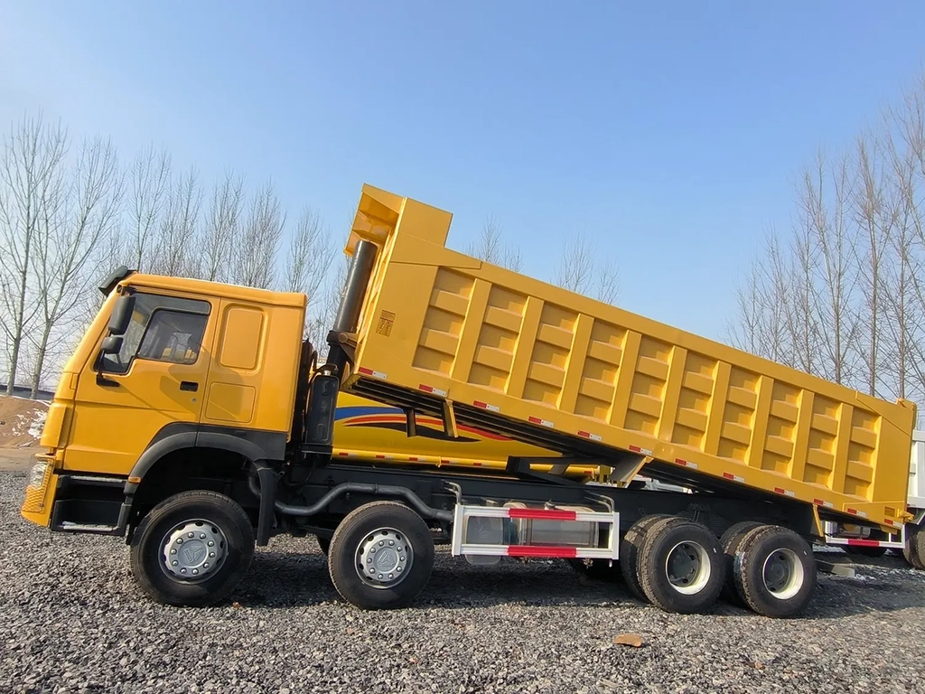 High Cost-Performance Used HOWO 8×4 371HP Dump Truck for sale