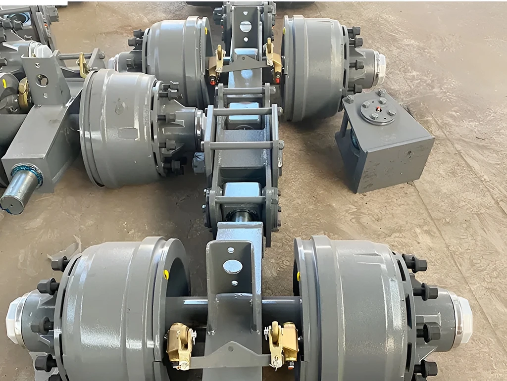 Heavy-Duty Trailer Axles Low-Profile Axles Multi-Axle Suspensions for sale