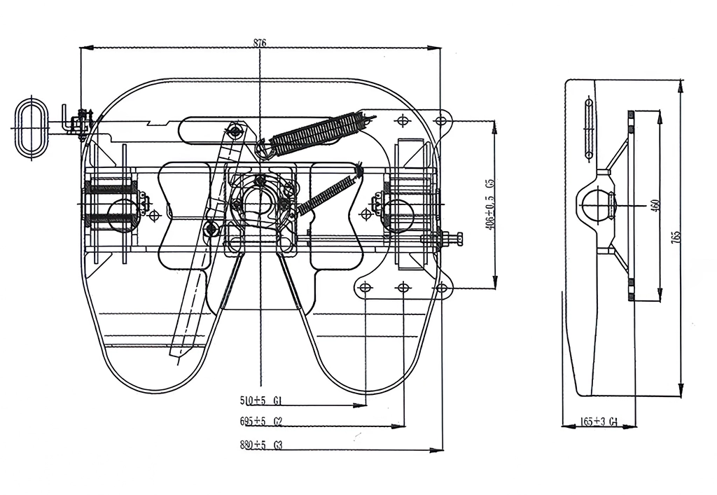 kales fifth-wheel（5th wheel）coupling Heavy-Duty Vehicles Towing Hitch for sale